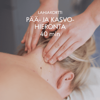 Pää- ja kasvohieronta