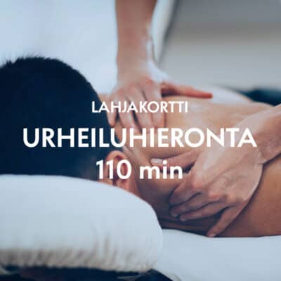 Urheiluhieronta 110 min sis. Kanta-maksu