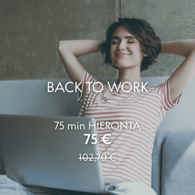 Back to Work 2026: 75 min hieronta (sis. Kanta-maksu)